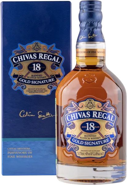 Изображение Виски купажированный Чивас Ригал 18 лет Чивас Бразерс п/у, 0,75 л