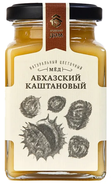 Изображение Мёд Каштановый Медовый дом абхазский Медовый дом с/б, 320 г