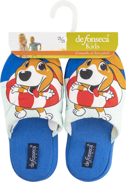 Изображение Тапочки детские домашние Де Фонсека рома собака закрытые Де Фонсека , 1 пара