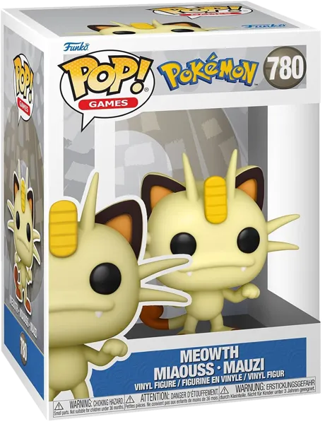 Изображение Фигурка 780 3+ Фанко поп геймс покемон мяут Фанко к/у, 1 шт
