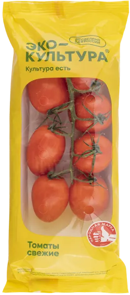Изображение Овощ Делишер Томат черри сливовидный красный Эко-Культура флоупак, 250 г