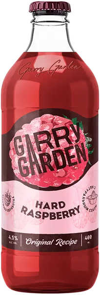 Изображение Пивной напиток светлый 4,5% Гарри Гарден малина АБ ИнБев с/б, 0,4 л