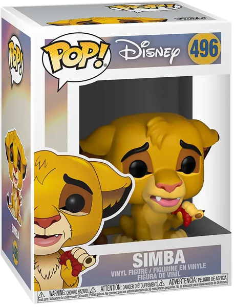 Изображение Фигурка 496 3+ Фанко поп мультфильмы симба Фанко к/у, 1 шт
