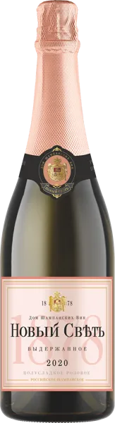 Изображение Вино игристое розовое п/сл Новый Свет Новый Свет с/б, 0,75 л