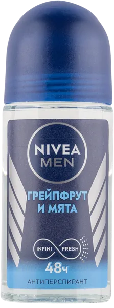 Изображение Антиперспирант шар мужской Нивея грейпфрут и мята Байерсдорф с/б, 50 мл