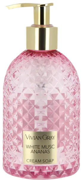 Изображение Мыло-крем жидкое для рук Вивиан грей белый мускус и ананас Ньюкос п/у, 300 мл