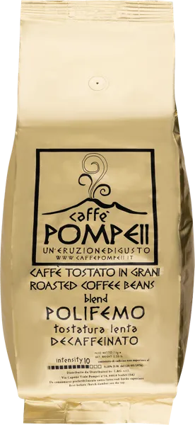 Изображение Кофе в зернах Каффе Помпеи Без кофеина 50% арабика Л энд Г СРЛ м/у, 1 КГ