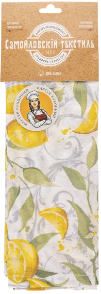 Изображение Фартук для кухни Самойловский текстиль лимоны кремовый Нордтекс , 1 шт