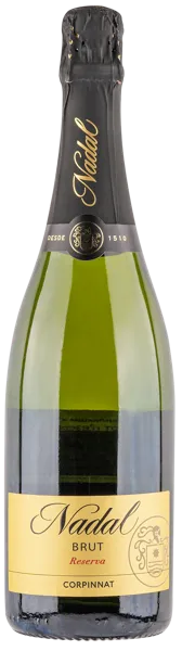 Изображение Вино игристое белое брют Надаль Корпинат резерва Надаль с/б, 0,75 л