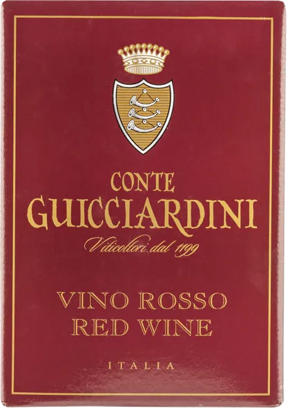 Изображение Вино красное сухое стиль №5 Санджовезе Мерло Тоскана Конте Гучиардини 2023 Конте Гучиардини карт/уп, 5 л