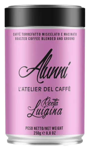 Изображение Кофе молотый Алунни Луиджина 85% арабика Дакате Срл ж/б, 250 г