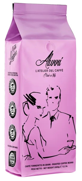 Изображение Кофе в зернах Алунни Луиджина 90% арабика Дакате Срл м/у, 1 КГ