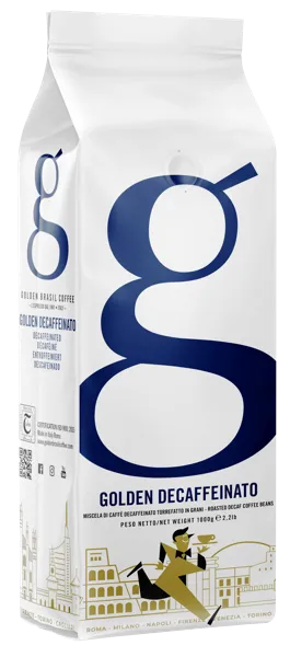 Изображение Кофе в зернах Голден Бразилия Без кофеина 50% арабика Дакате Срл м/у, 1 КГ