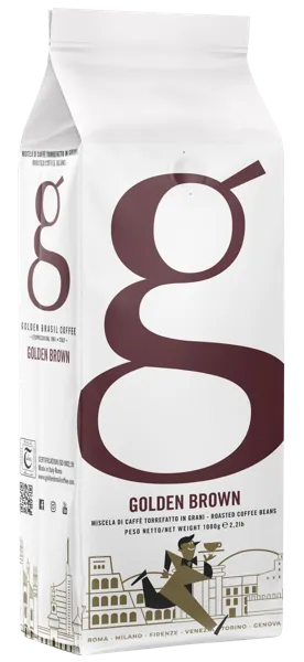 Изображение Кофе в зернах Голден Бразилия Браун 60% арабика Дакате Срл м/у, 1 КГ