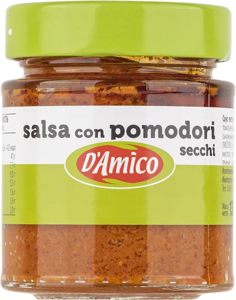 Изображение Соус песто Д Амико из Солерно томатный Д энд Д Италия с/б, 130 г