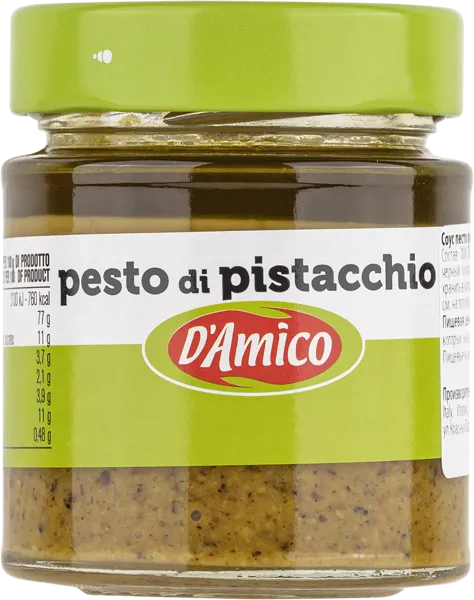 Изображение Соус песто Д Амико из Солерно фисташковый Д энд Д Италия с/б, 130 г