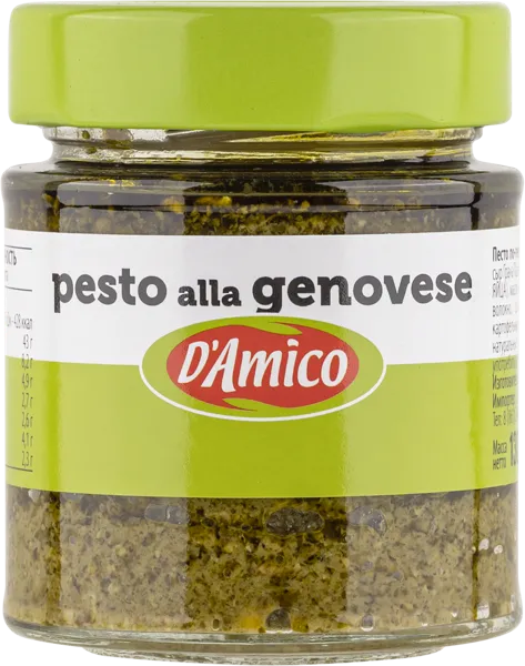 Изображение Соус песто Д Амико из Солерно Д энд Д Италия с/б, 130 г