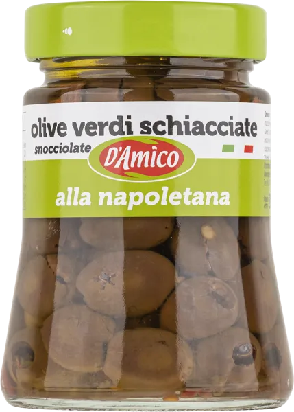 Изображение Оливки в масле Д Амико из Солерно Ночеллара по-неаполитанск Д энд Д Италия с/б, 280 г