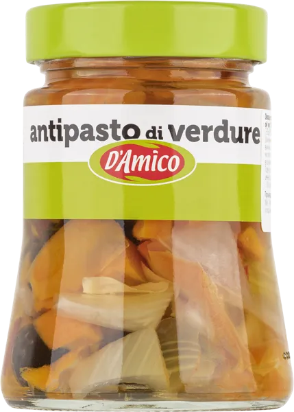 Изображение Овощи маринованные Д Амико из Солерно ассорти Д энд Д Италия с/б, 280 г