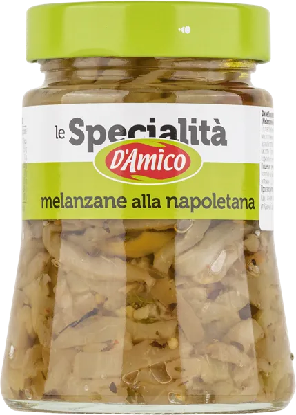 Изображение Баклажаны резаные в масле Д Амико из Солерно по-неаполитански Д энд Д Италия с/б, 280 г