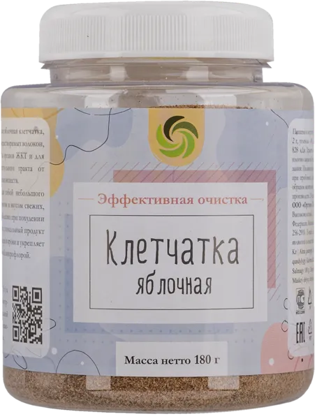 Изображение Клетчатка яблочная Оргтиум Оргтиум Плюс п/б, 180 г