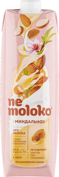 Изображение Напиток рисовый Немолоко миндальный Сады Придонья т/п, 1 л