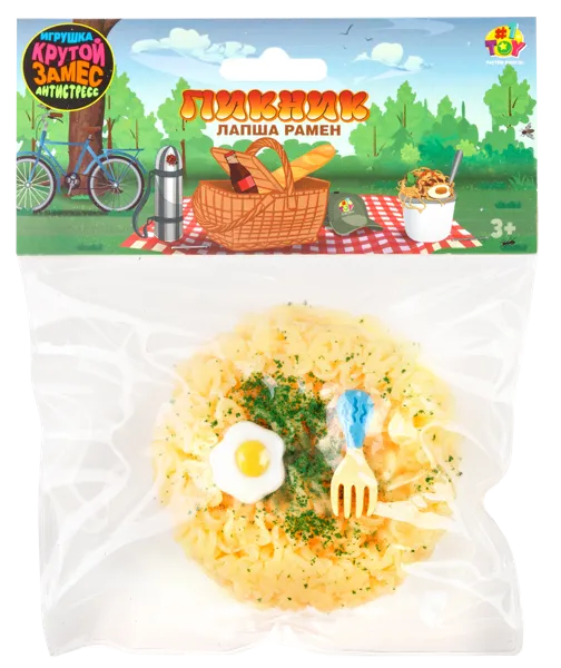 Изображение Игрушка антистресс 1Той крутой замес пикник рамен 1Той сетка, 1 шт