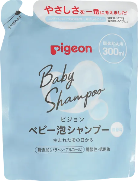 Изображение Шампунь для волос детский Пиджен пенка с рождения Пиджен м/у, 300 мл