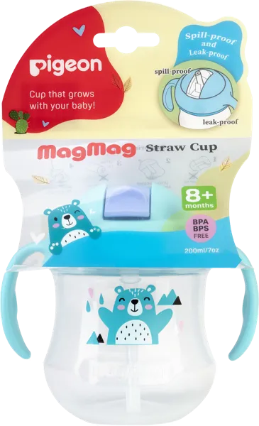 Изображение Поильник 200мл пластик Пиджен магмаг мишка Пиджен к/у, 1 шт