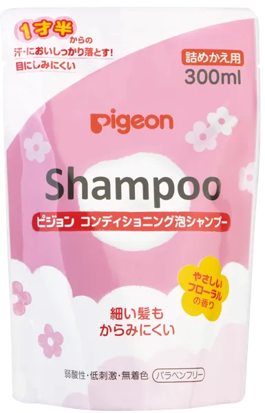 Изображение Шампунь для волос детский Пиджен пенка с 18 месяцев Пиджен м/у, 300 мл