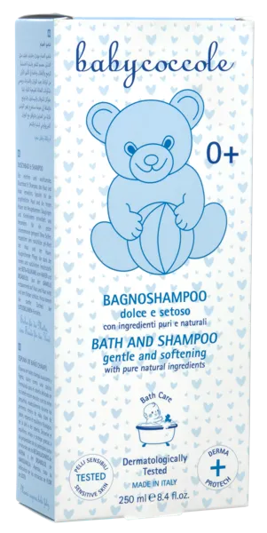 Изображение Шампунь детский Бейбикокколе чувствительная кожа 2в1 Бетафарма к/у, 250 мл