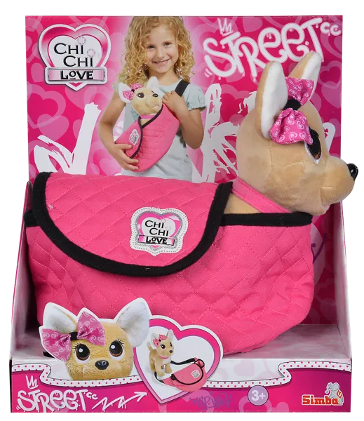 Изображение Мягкая игрушка 20 см Чичилав собачка стрит стайл Симба Тойс п/у, 1 шт