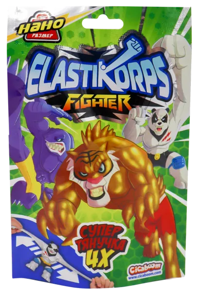 Изображение Фигурка тянущаяся 7 см Эластикорпс файтерс в ассортименте Чикабум м/у, 1 шт