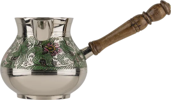 Изображение Турка 800мл латунь Лефард гравинг резная серебро Лефард , 1 шт