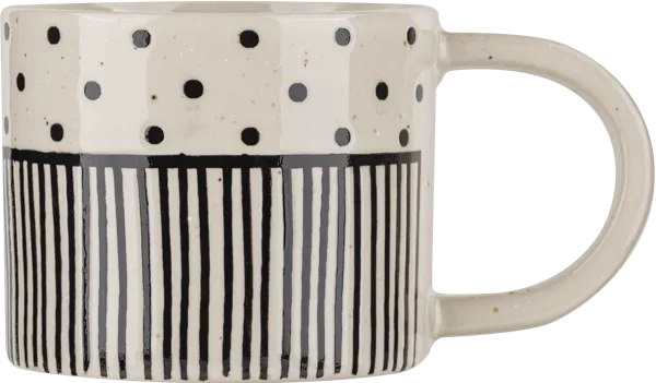 Изображение Кружка 400мл кремовая Бронко кантри в полоску Бронко , 1 шт