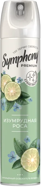 Изображение Освежитель воздуха Симфони премиум изумрудная роса Арнест АО ж/б, 300 мл