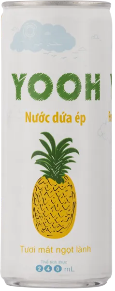 Изображение Напиток сокосодержащий негаз Ю ананас Эконути фуд ж/б, 0,24 л