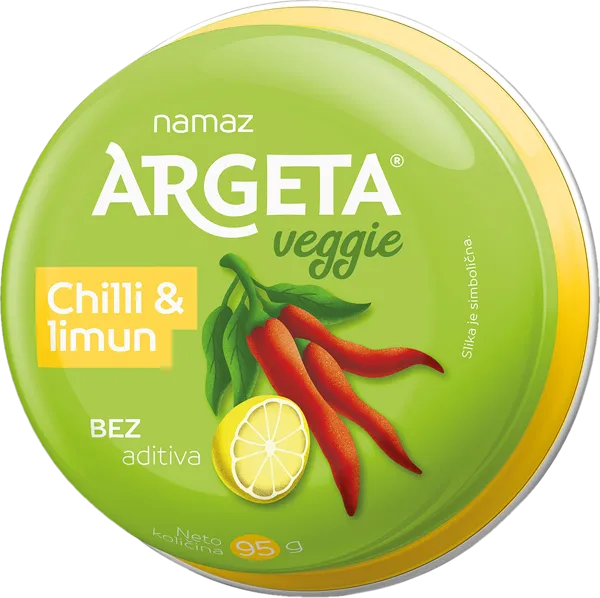 Изображение Паштет из нута Аргета овощной чили и лимон Атлантик Брендс ж/б, 95 г