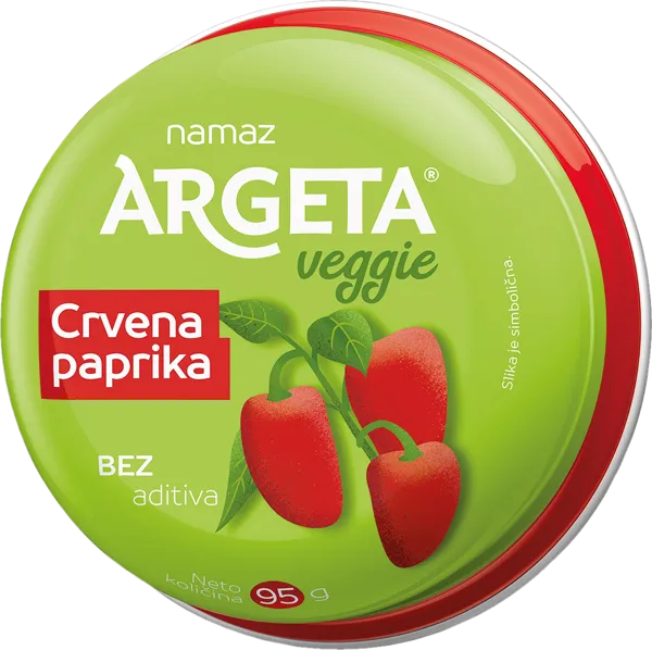 Изображение Паштет из нута Аргета овощной с паприкой Атлантик Брендс ж/б, 95 г