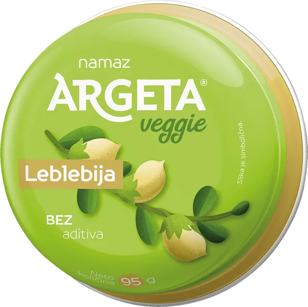 Изображение Паштет из нута Аргета овощной Атлантик Брендс ж/б, 95 г