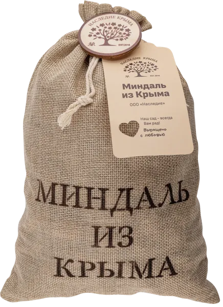 Изображение Миндаль в скорлупе томленый Наследие крыма сладкий Наследие ООО м/у, 700 г