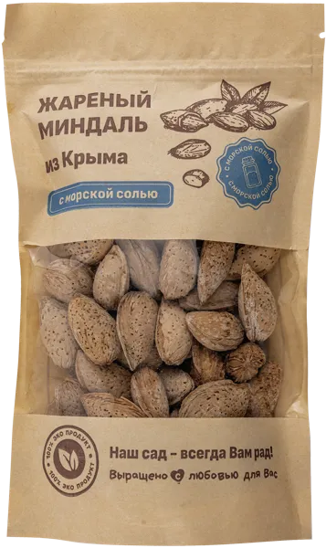 Изображение Миндаль в скорлупе жареный Наследие крыма томленый с солью Наследие ООО м/у, 160 г