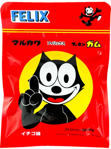 Изображение Жевательная резинка Марукава Феликс клубника Марукава м/у, 47 г