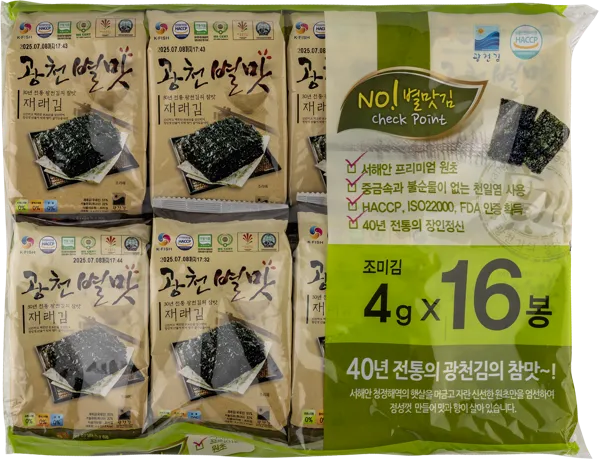 Изображение Морская капуста порфира Кванчхон бюл мат классическая Бюл Фуд Ко м/у, 16*4 г