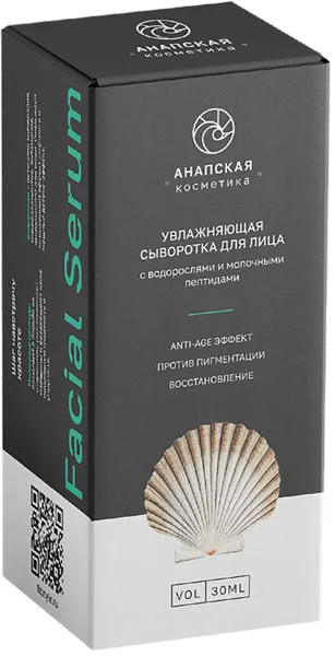 Изображение Сыворотка для лица питающая Анапская косметика водоросли молочн пептиды Фитстайл ЭКО к/у, 30 мл