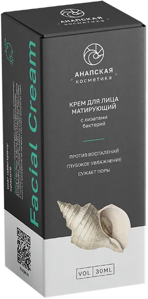 Изображение Крем для лица от воспалений Анапская косметика лизаты бактерий сквалан Фитстайл ЭКО к/у, 30 мл