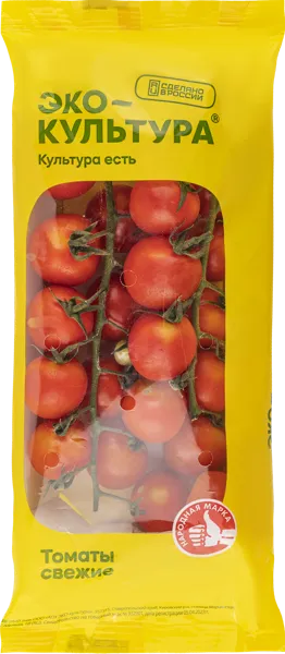 Изображение Овощ круглый на ветке Эко-культура томат черри красный Эко-Культура подложка, 250 г
