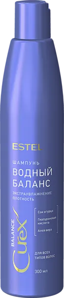 Изображение Шампунь для всех типов волос Эстель кьюрекс водный баланс питающий Юникосметик п/у, 300 мл