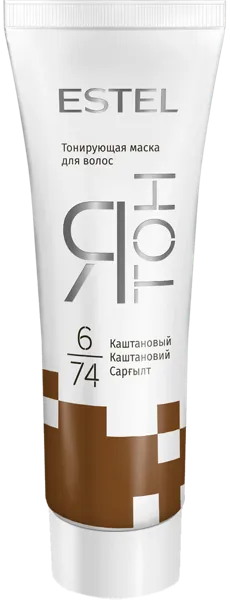 Изображение Маска тонирующая для волос Эстель ятон каштановая №6/74 Юникосметик к/у, 1 шт