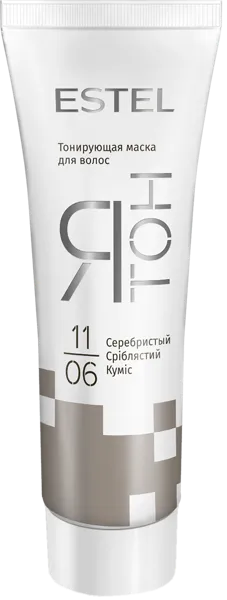 Изображение Маска тонирующая для волос Эстель ятон серебристая №11/06 Юникосметик к/у, 1 шт